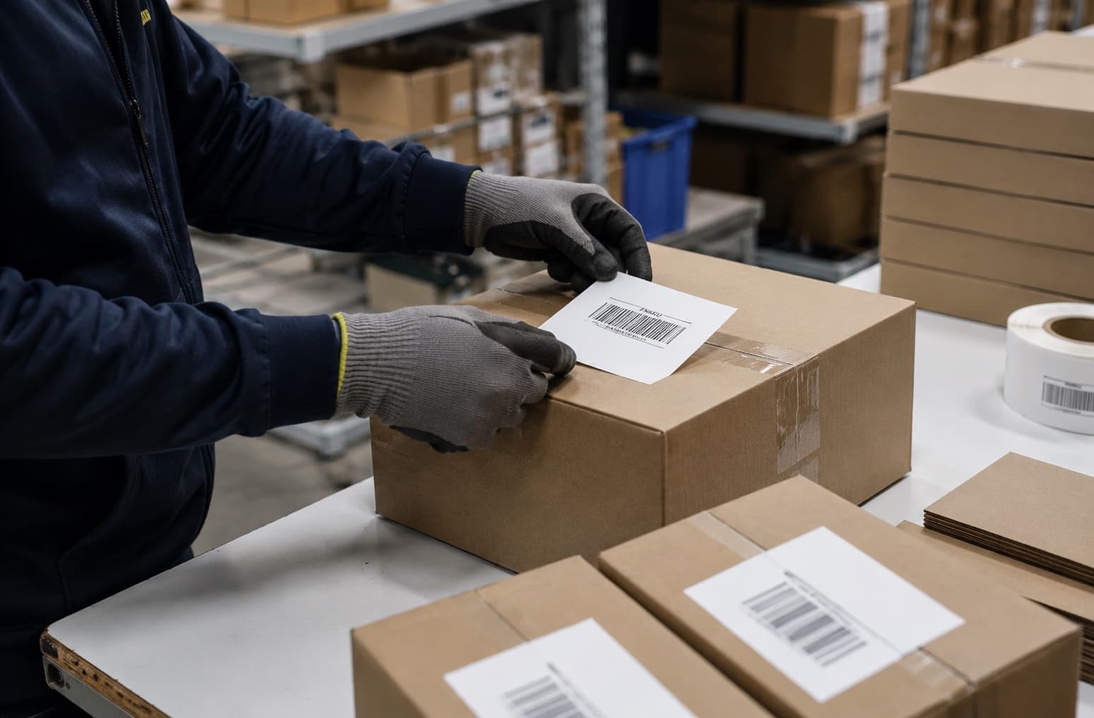 FNSKU-Umetikettierung einer Produkteinheit